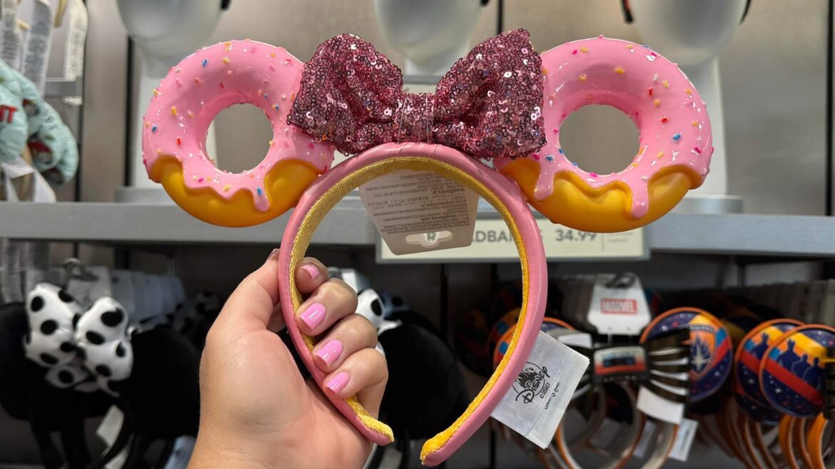 The Minnie Mouse Donut Ear Headband Arrives at Epcot!