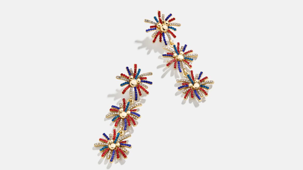Sparkle Like the Fourth of July with Mickey Mouse Drop Earrings by BaubleBar!