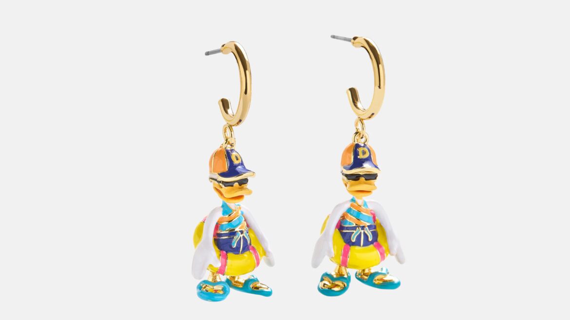 Dive into Summer with Donald Duck Pool Party Earrings by BaubleBar!