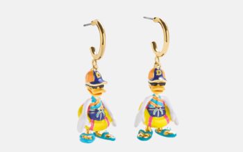 Donald Duck Pool Party Earrings