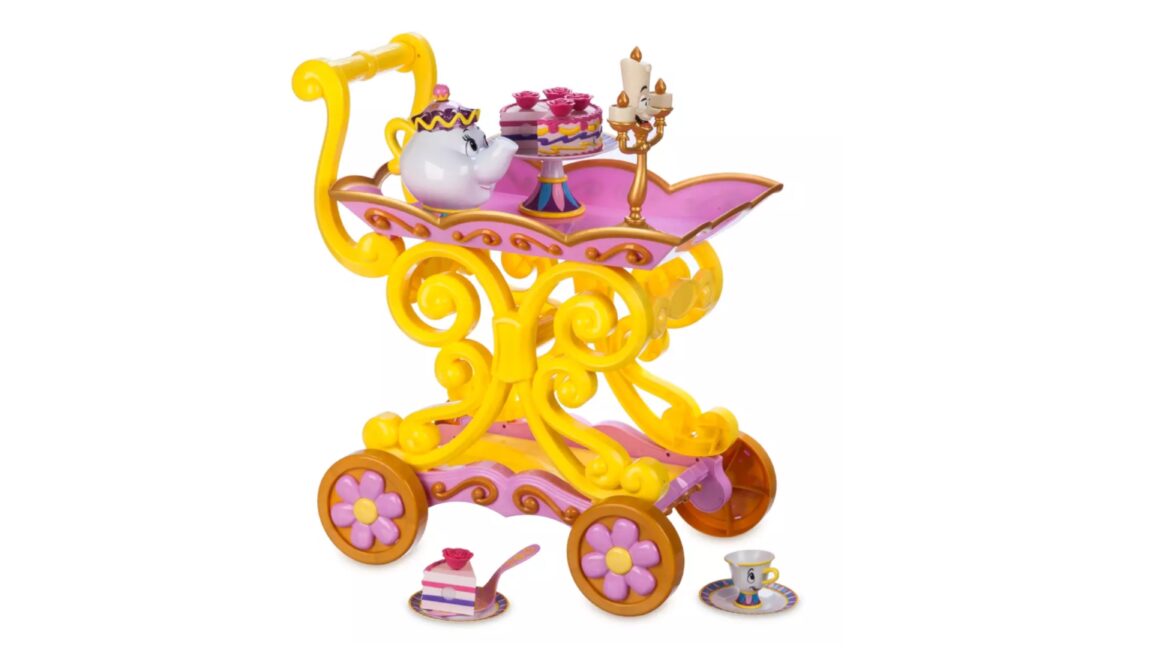 Be Our Guest for a Most Magical Tea Party with Belle Singing Tea Cart Play Set!