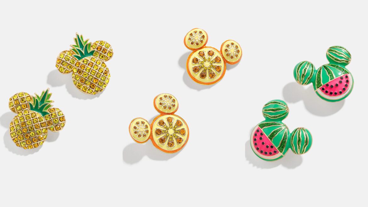 Get Fruity with Fun! Mickey Mouse Summer Earrings by BaubleBar Available Now