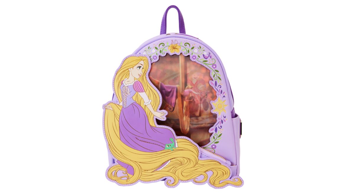 Unleash Your Inner Princess with the Loungefly Tangled Rapunzel Lenticular Mini Backpack!