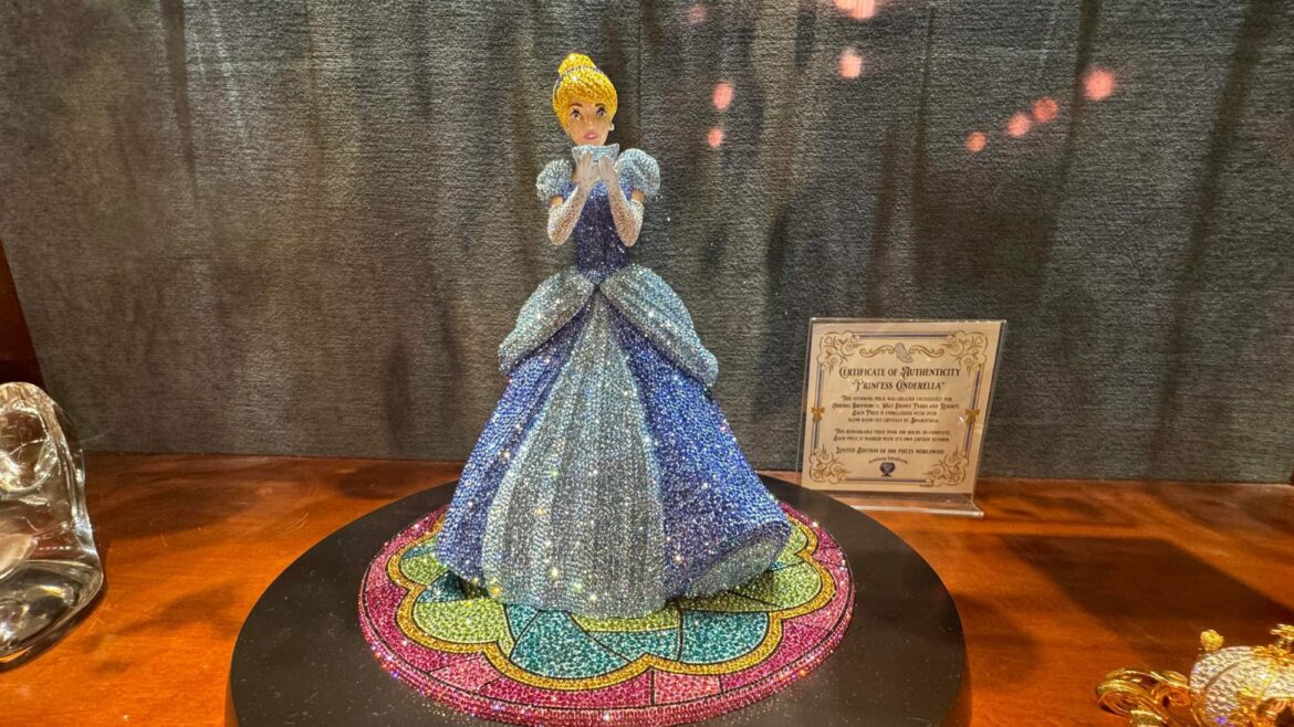 Own a Fairytale: Limited Edition Crystal Cinderella Statue by Arribas Brothers Arrives at Magic Kingdom!