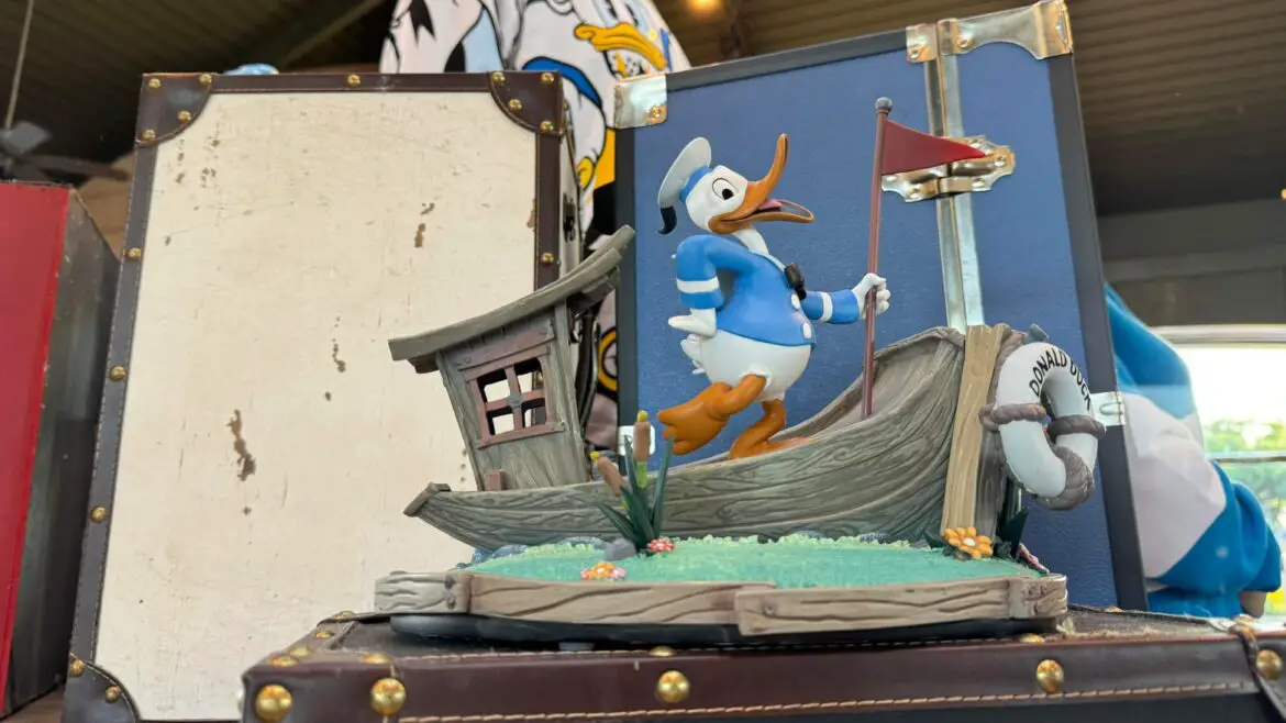 A Timeless Treasure: The Wise Little Hen Donald Duck 90th Anniversary Figurine Arrives at Epcot!
