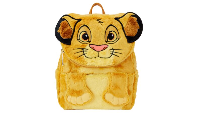 Lion King 30th Anniversary Simba Plush Backpack