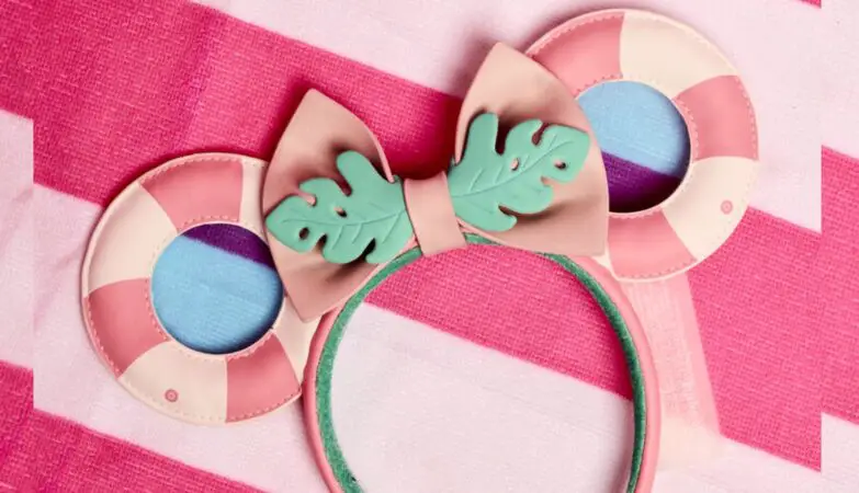 Minnie Mouse Vacation Style Poolside Ear Headband