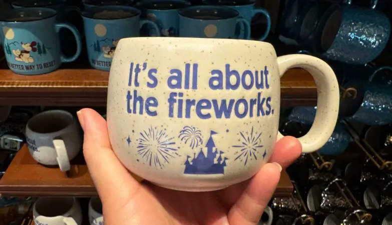 Fantasyland Castle Fireworks Mug