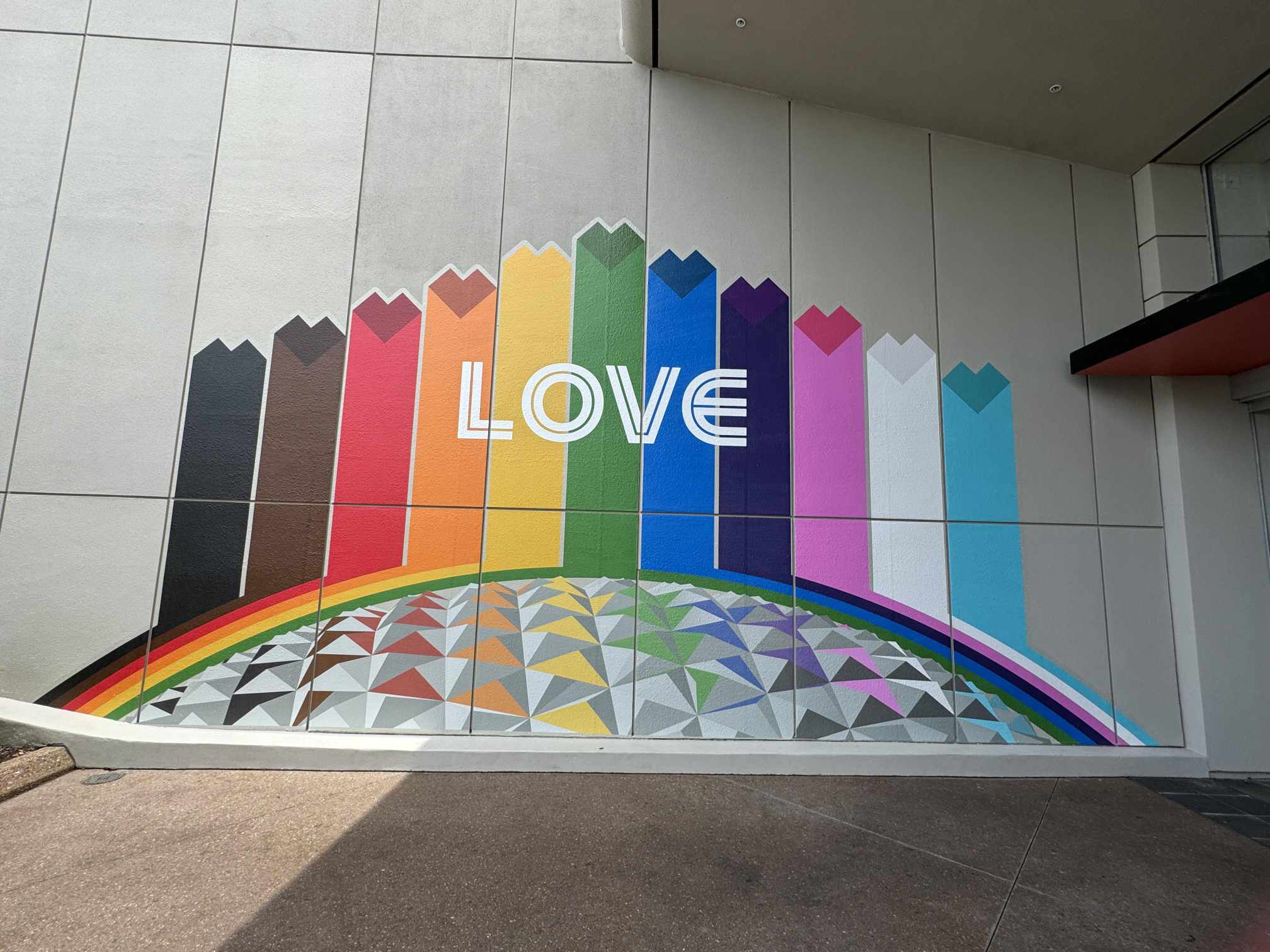 Spaceship Earth Pride Wall Returns to Epcot | Chip and Company