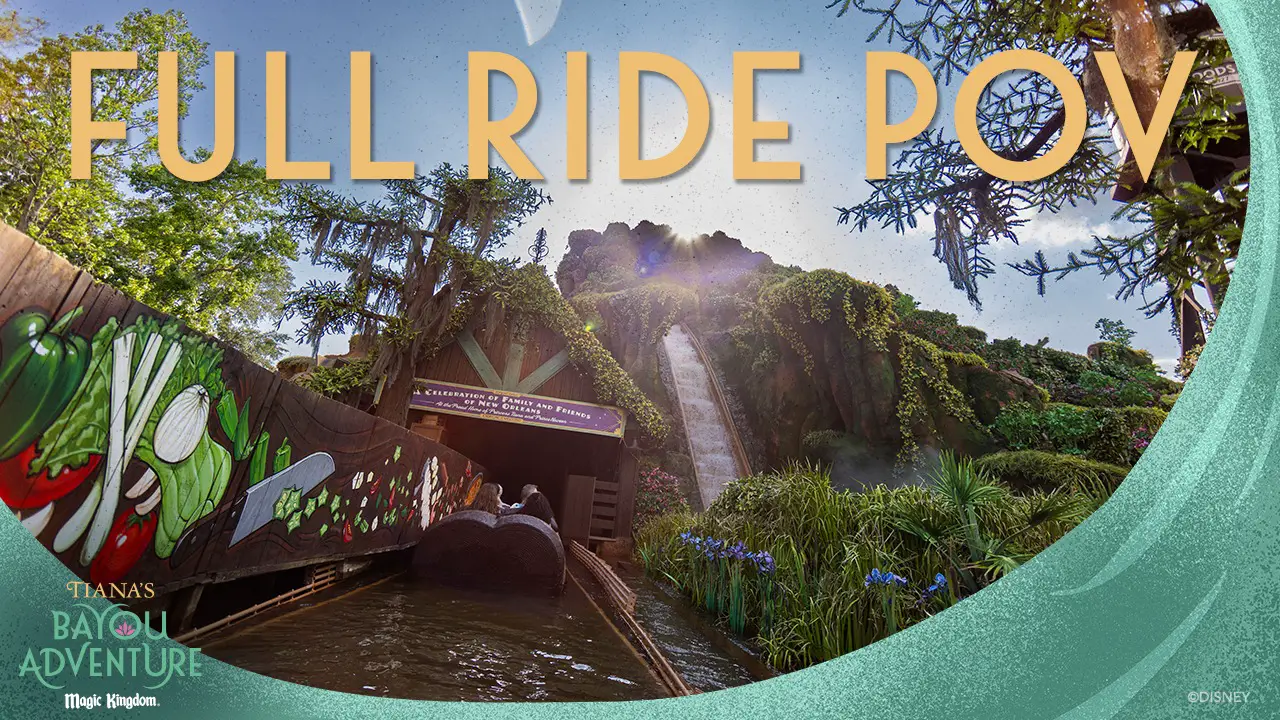 First Look Tianas Bayou Adventure Full Ride Pov Chip And Company