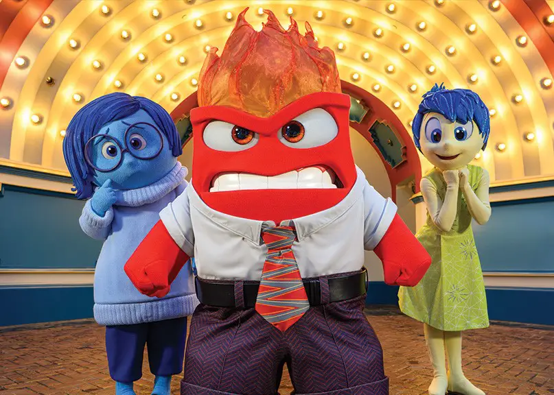 Anger from Inside Out Makes His Disneyland Meet & Greet Debut