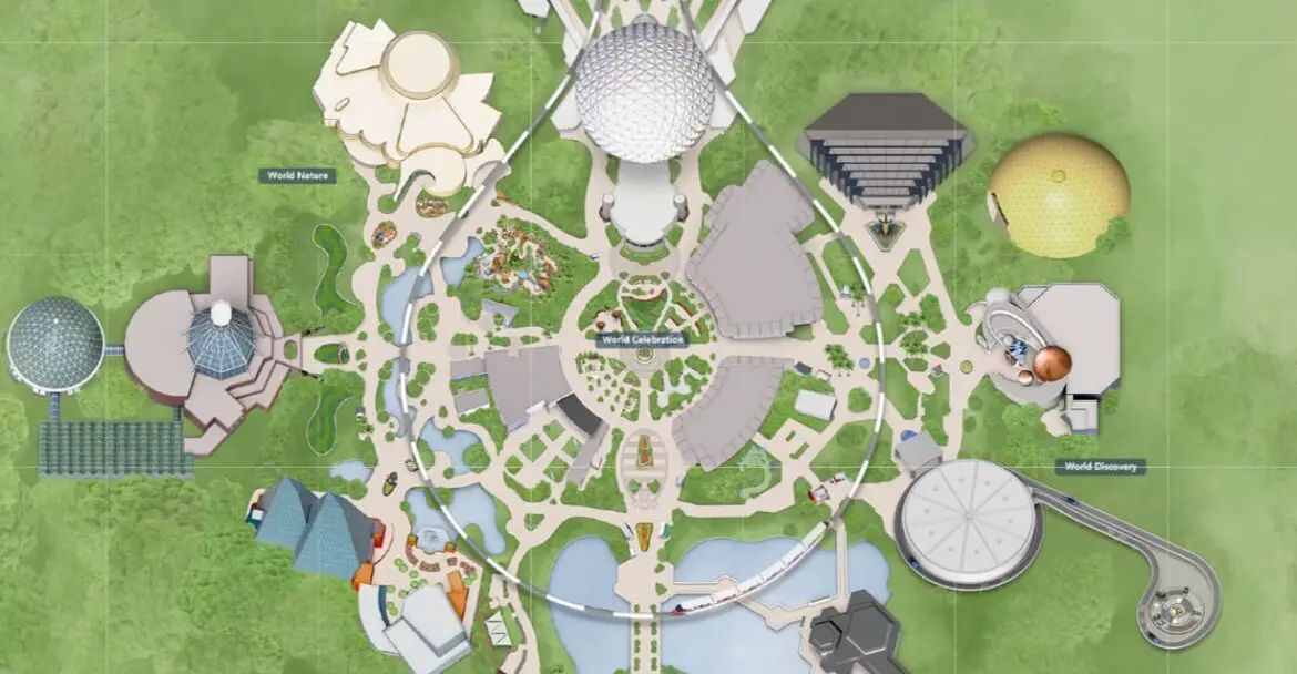 New EPCOT Park Map Shows Completed World Celebration Area