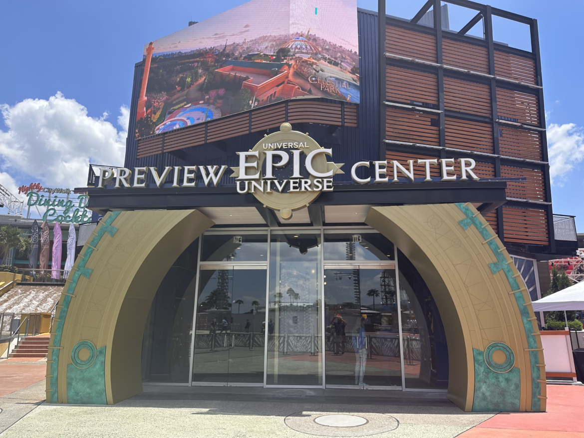 First Look at the Epic Universe Preview Center