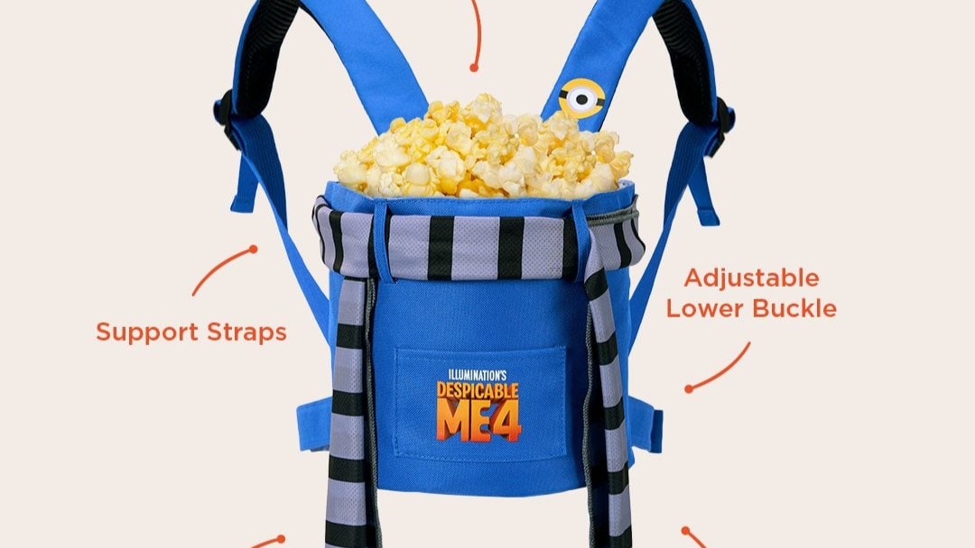 Celebrate the Release of Despicable Me 4 with this Baby Popcōrn Carrier