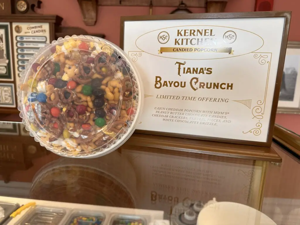 New Tiana’s Bayou Crunch now Available at the Main Street Confectionery 2