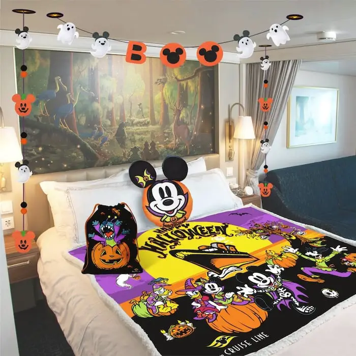 Disney Cruise Line Releases New Halloween In-Room Decor Package