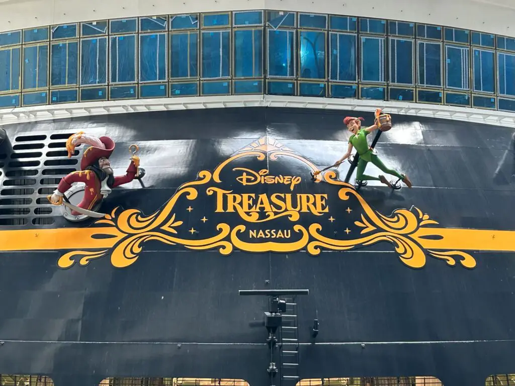First look at the Stern Characters Onboard the Disney Treasure