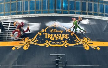 First look at the Stern Characters Onboard the Disney Treasure