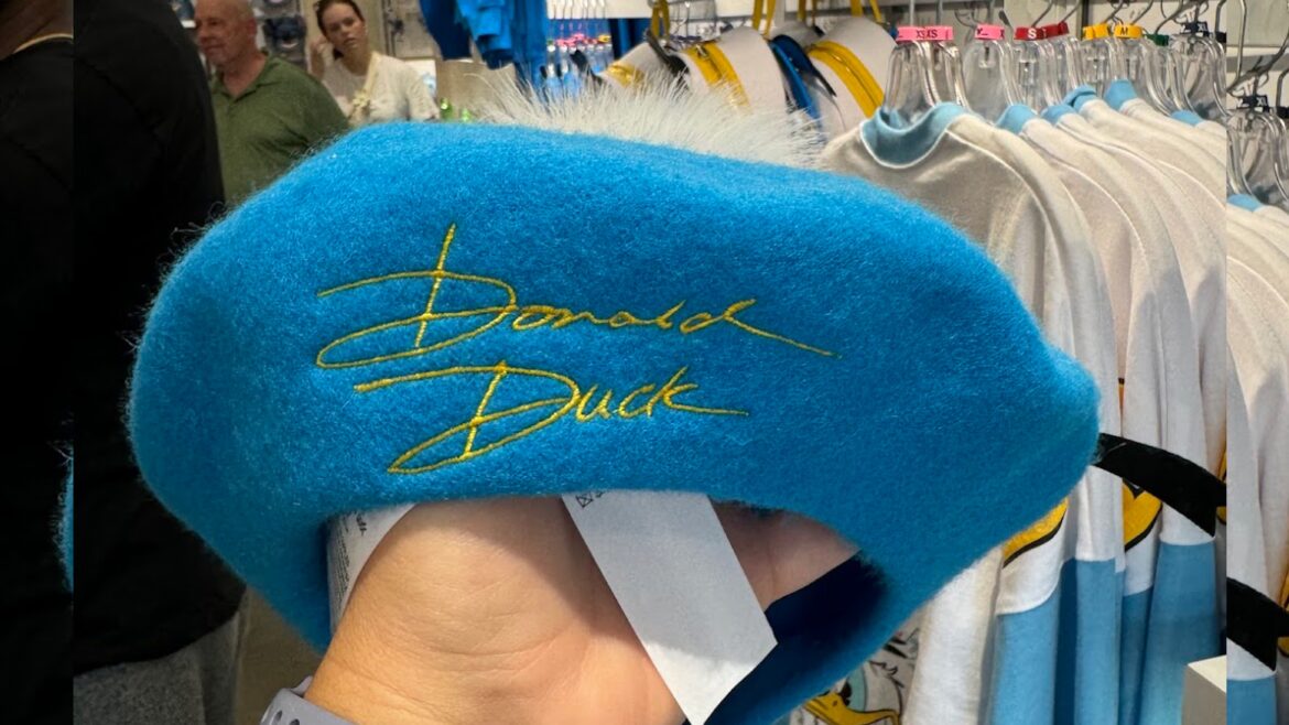 Quack Your Way to Style With This Donald Duck 90th Anniversary Beret!