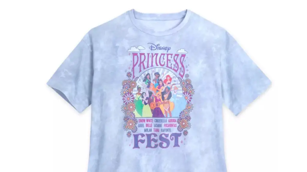 Rock the Magic with the Disney Princess Fest Tie-Dye T-Shirt! | Chip ...