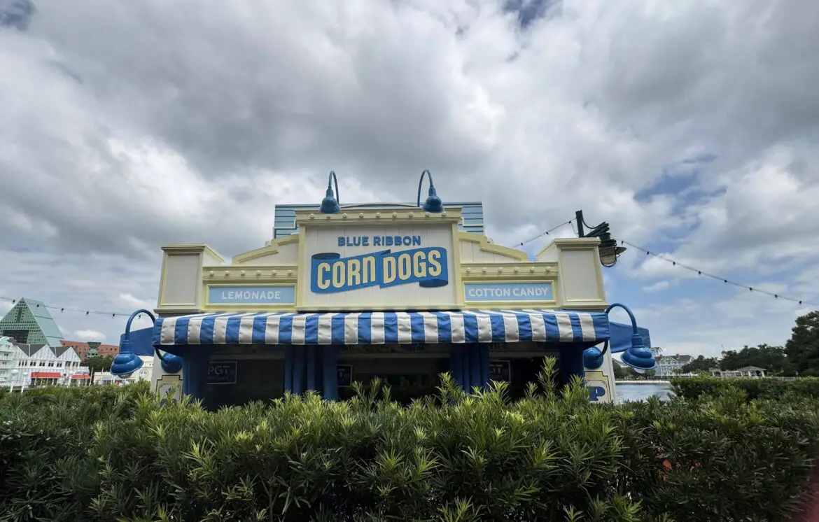 Signage Now Installed at Blue Ribbon Corn Dogs at Disney’s Boardwalk