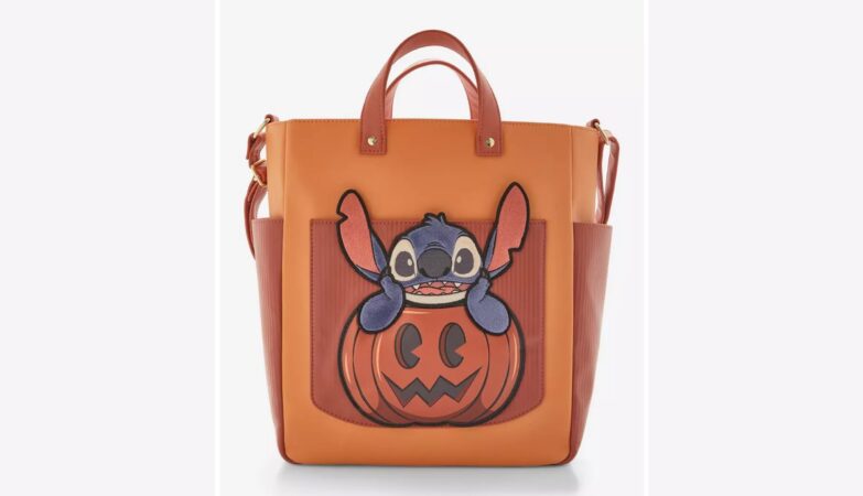 Stitch Pumpkin Tote Bag