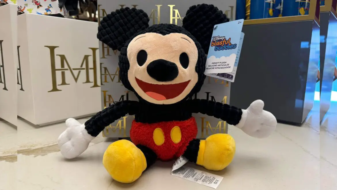 Introducing the Must-Have Mickey Mouse Disney Blissful Buddies Fidget Plush!