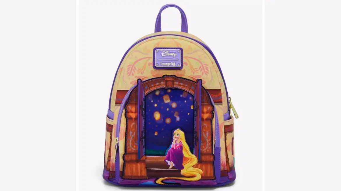 Unwrap Your Dream with the Exclusive Tangled Rapunzel Lenticular Lantern Mini Backpack at BoxLunch!