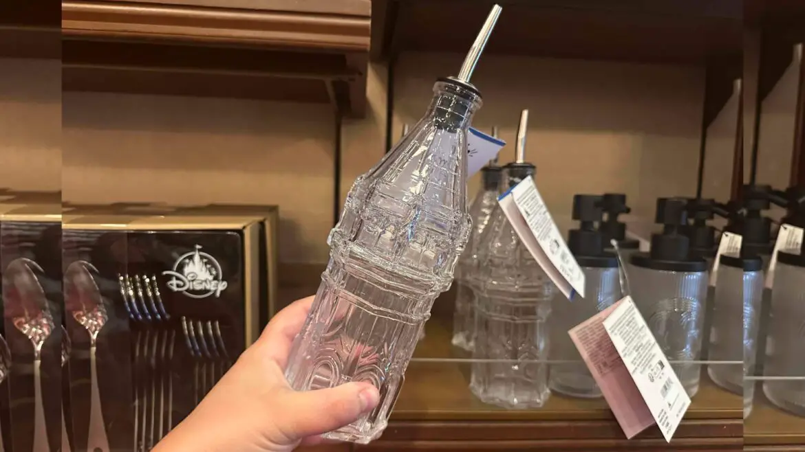 Bring a Touch of Magic to Your Kitchen with the New Mousewares Cinderella Castle Turret Oil Bottle!