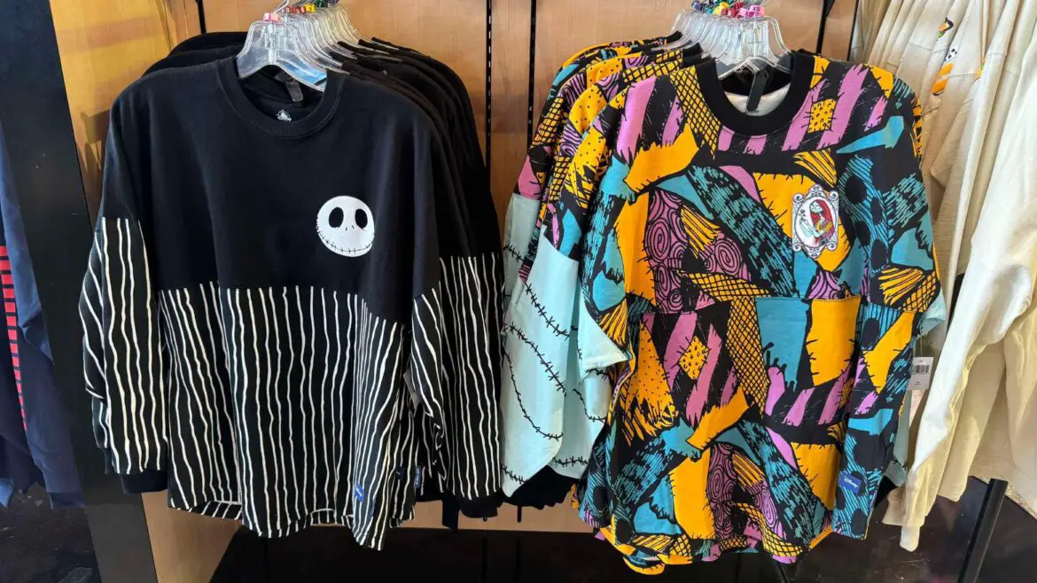 Celebrate Halloween Town in Style with the New Jack and Sally Spirit Jerseys at Epcot!