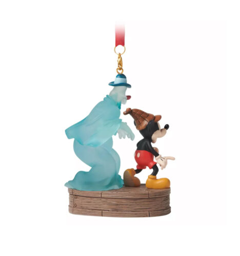 Mouse and Ghost Halloween Light-Up Ornament