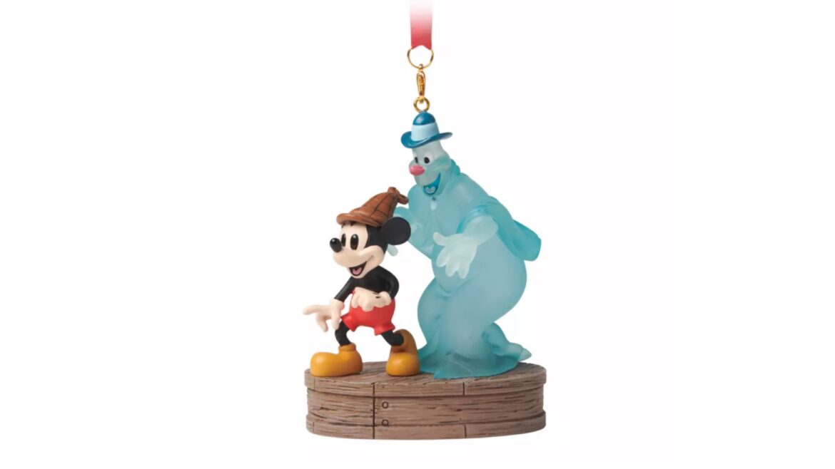New Mickey Mouse and Ghost Halloween Light-Up Ornament Steals The Spotlight This Halloween!