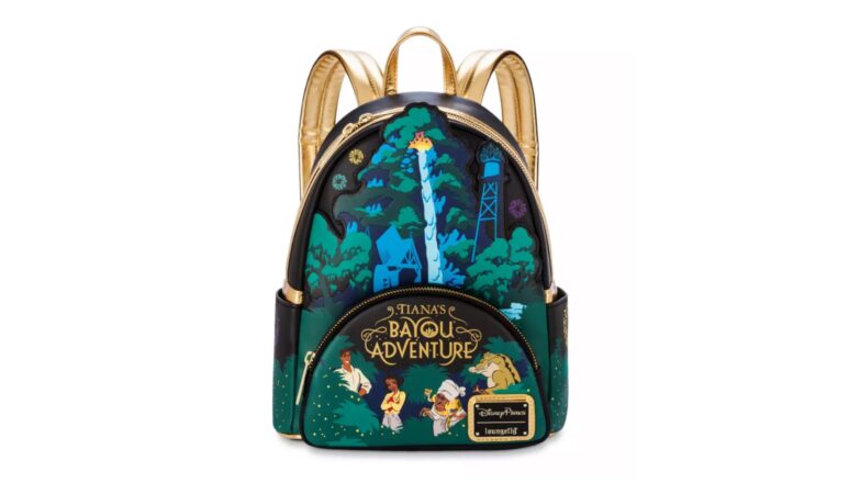 Tiana's Bayou Adventure Loungefly Mini Backpack