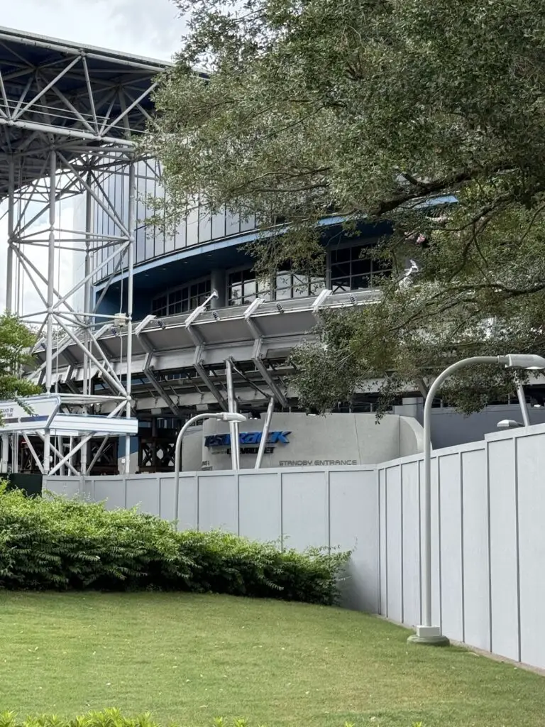 More Paneling Removed on Test Track’s Exterior during Refurbishment 3