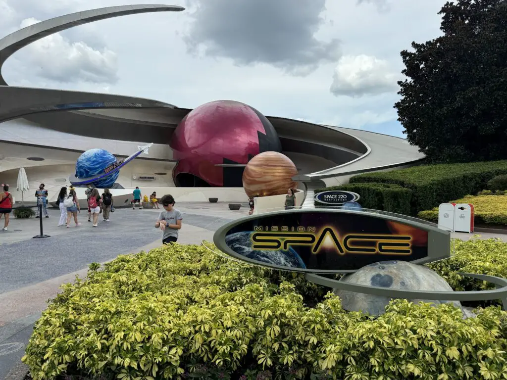 More Panels Removed from Mars at Mission Space in EPCOTcoer