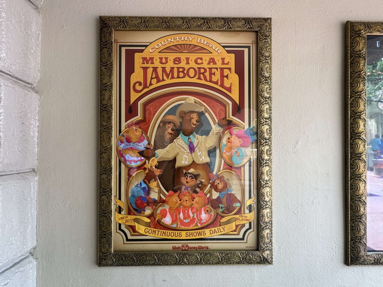 New Country Bear Musical Jamboree Poster Installed at Magic Kingdom ...