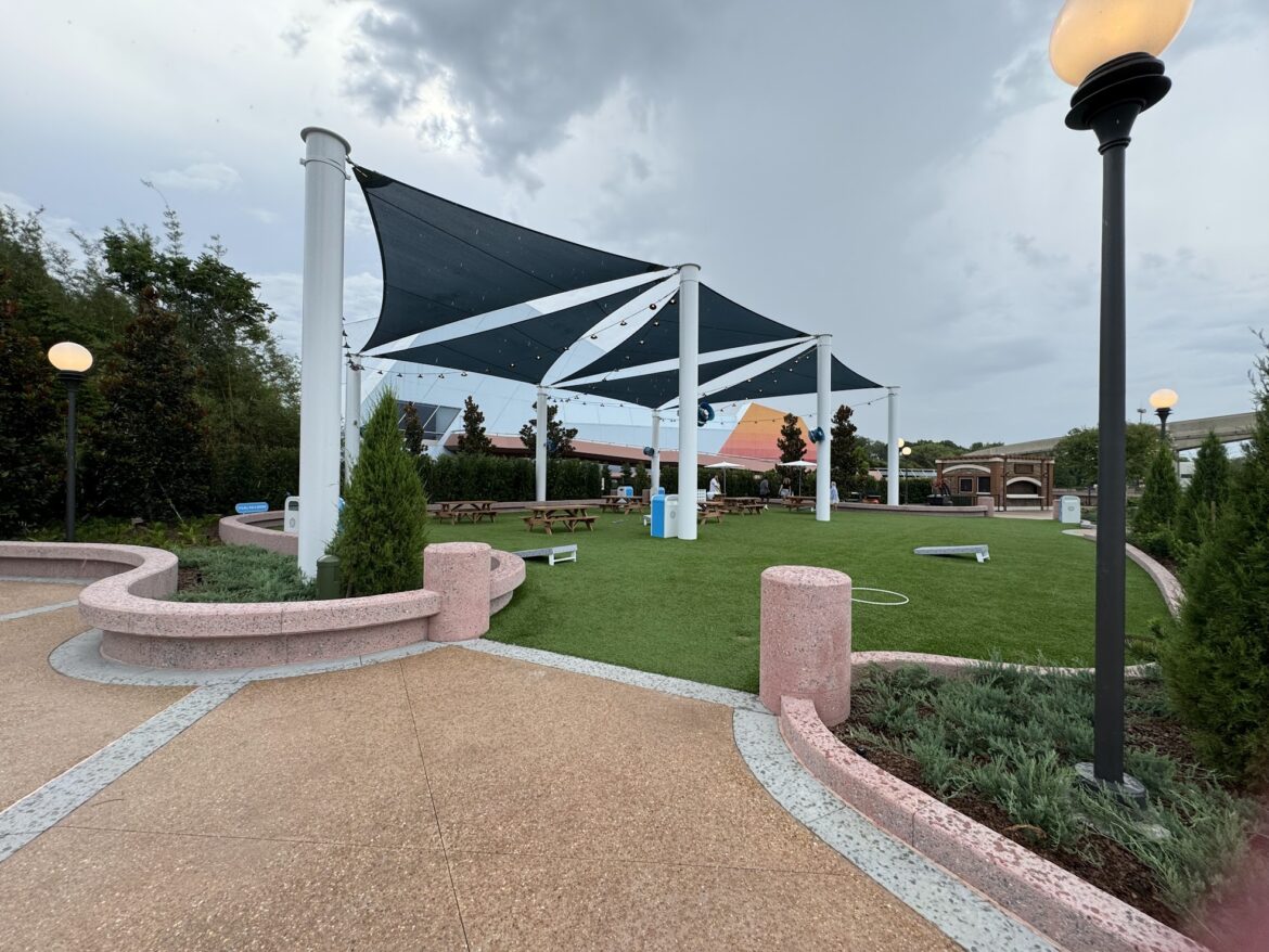 New Shade Canopy Installed in EPCOT