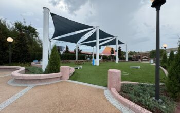 New Shade Canopy Installed in EPCOT 1