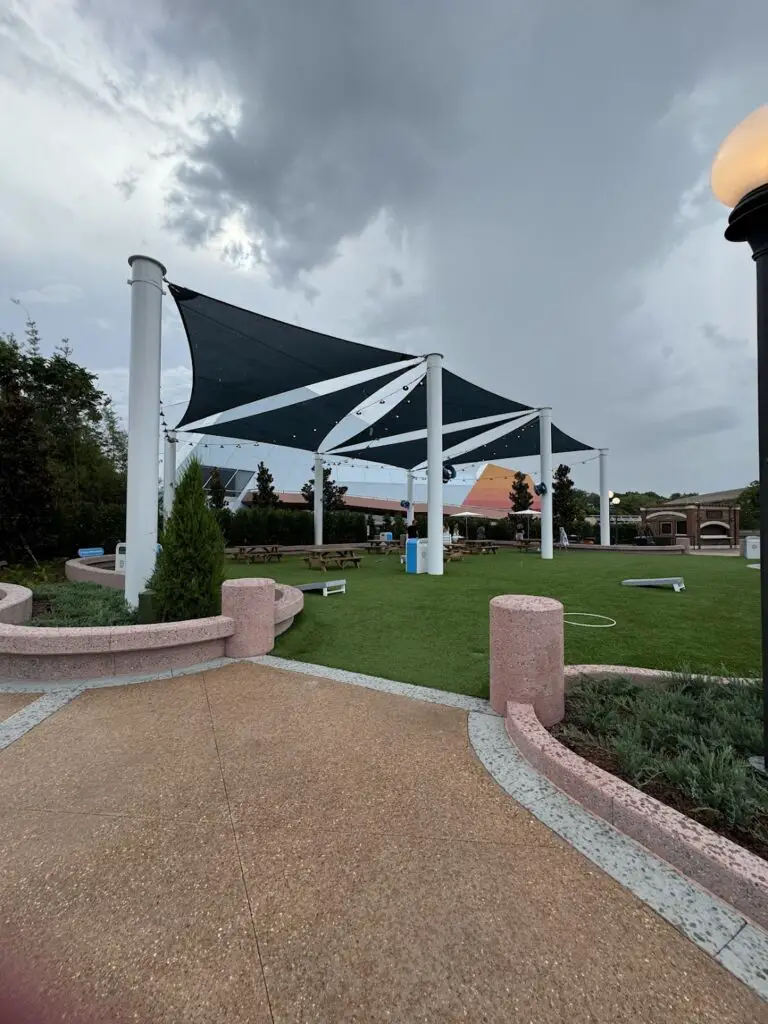 New Shade Canopy Installed in EPCOT 3