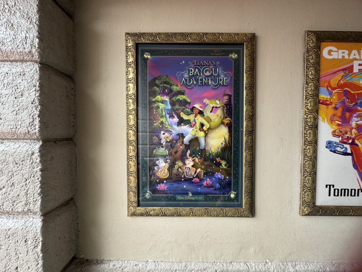 New Tiana Bayou Adventure Poster Now on Display in the Magic Kingdom