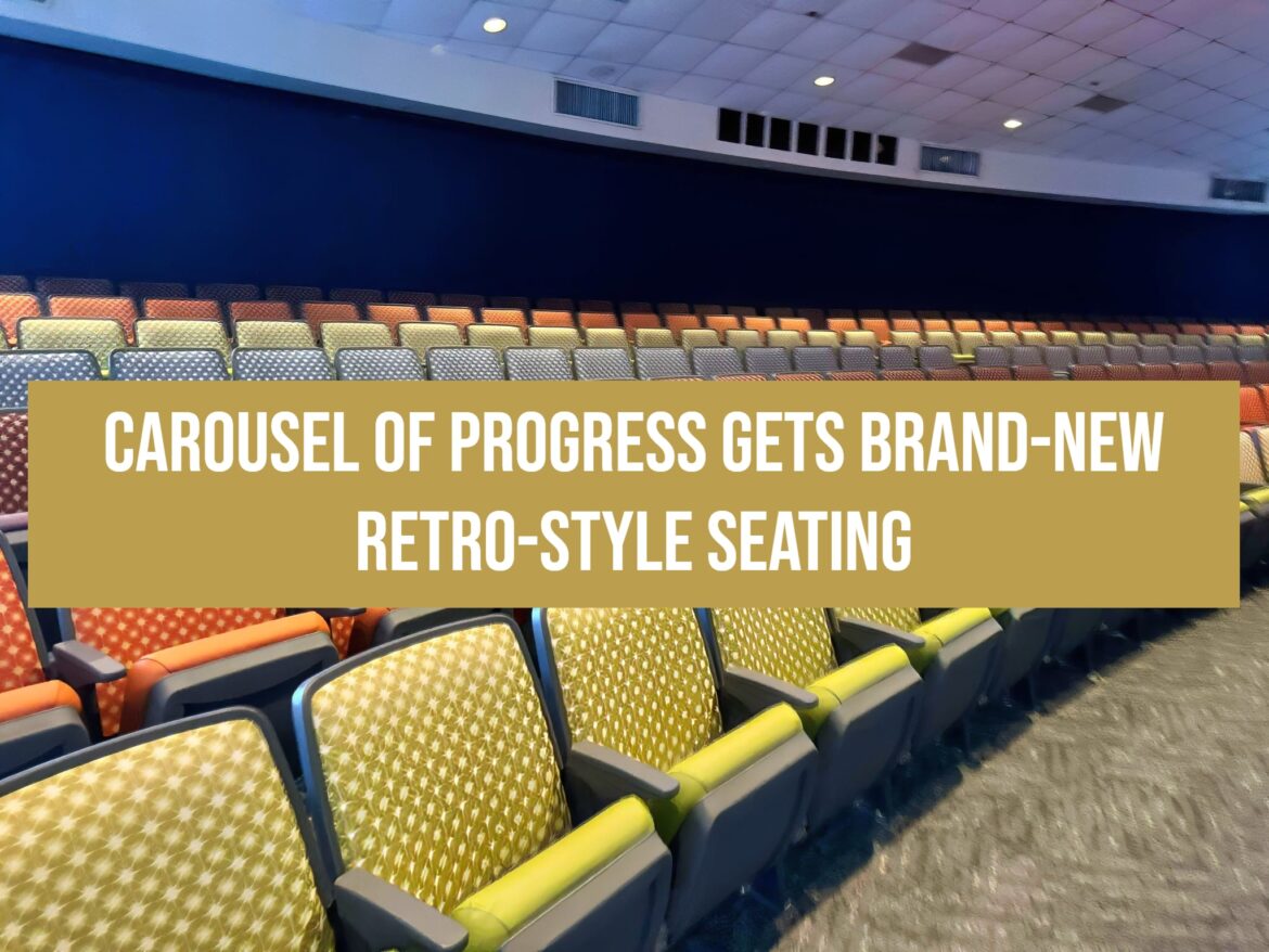 Carousel of Progress Gets Brand-New Retro-Style Seating