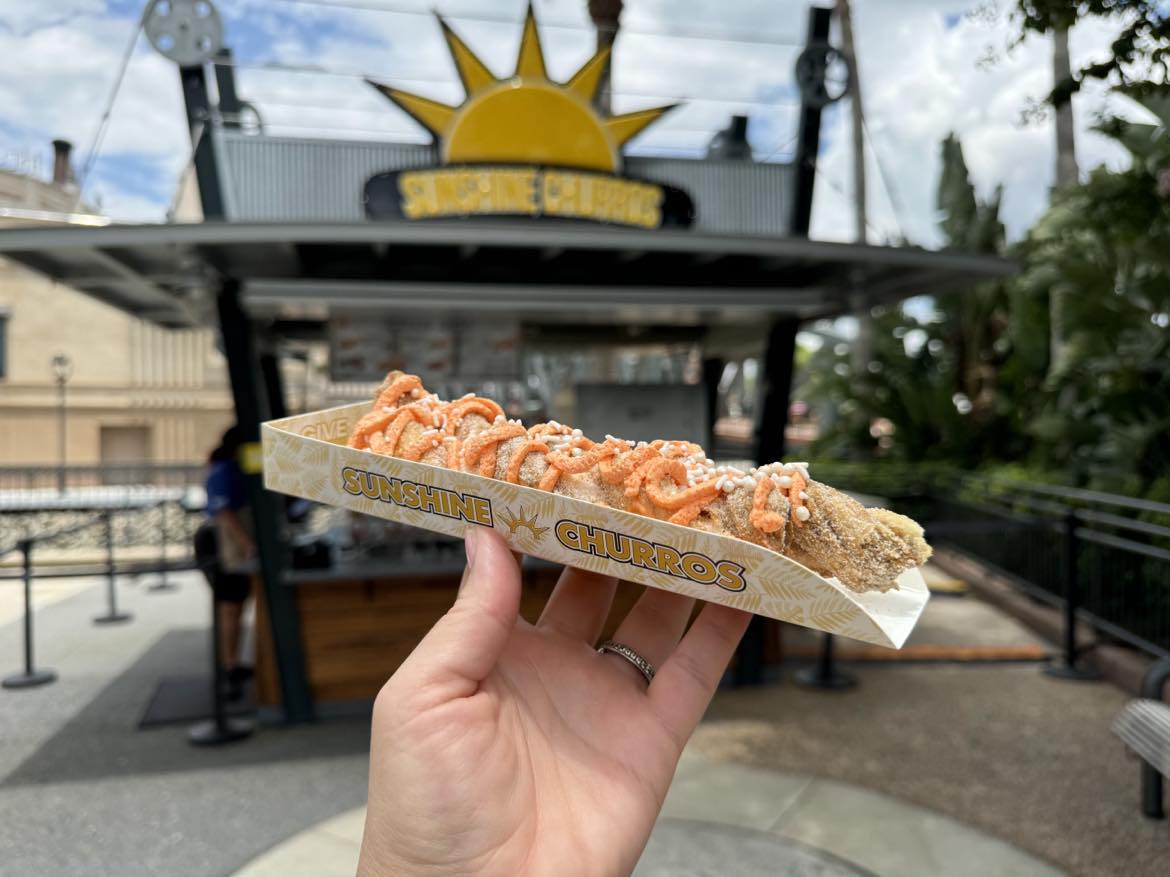 New Orange Sorbet Churro at Sunshine Churros in Disney Springs | Chip ...