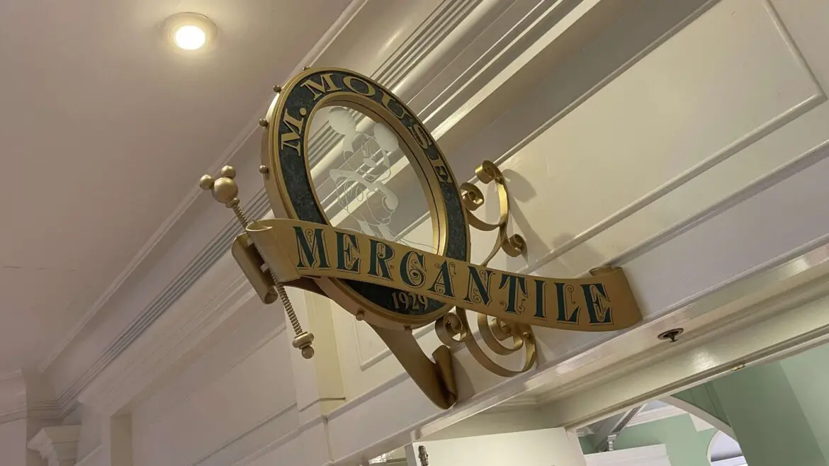 M. Mouse Mercantile Gift Shop Reopens After Refurbishment at Grand Floridian Resort