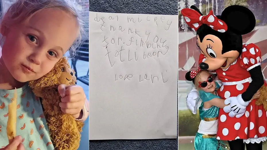 Disney World Rescues Lost Teddy Bear, Sends It 4,200 Miles Back to 5 Year Old Girl