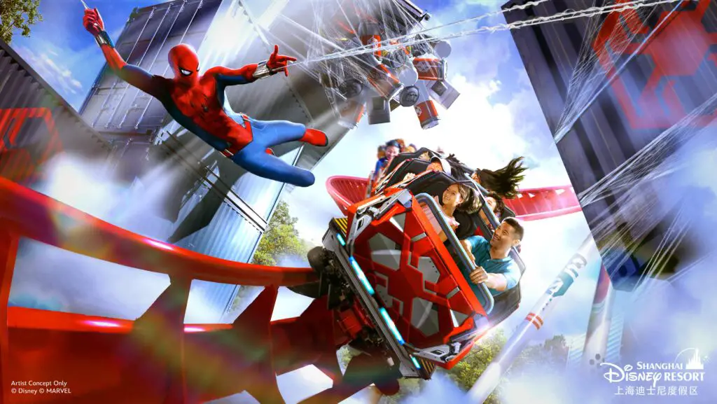 An all-new Spider-Man coaster is coming to Shanghai Disneyland! 1