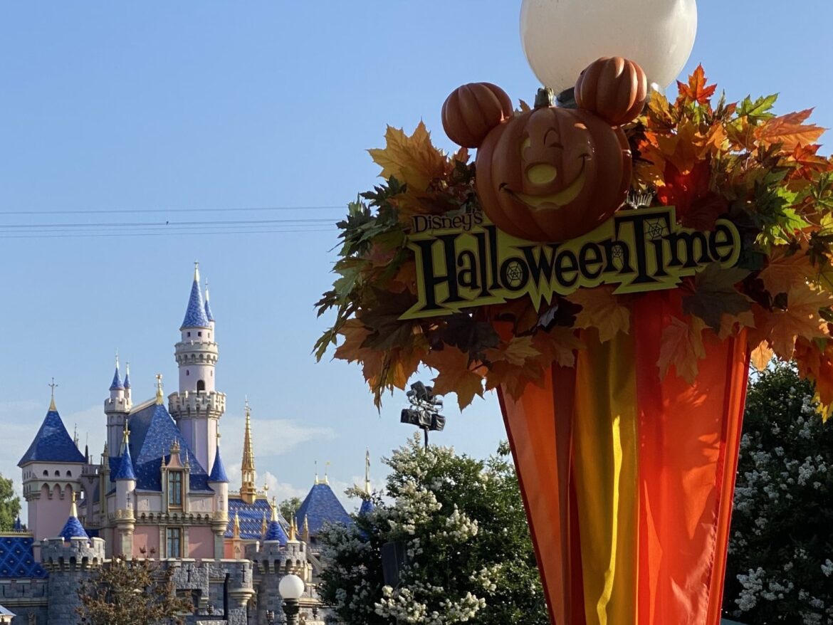 Halloween Decorations Cast a Spell on Disneyland