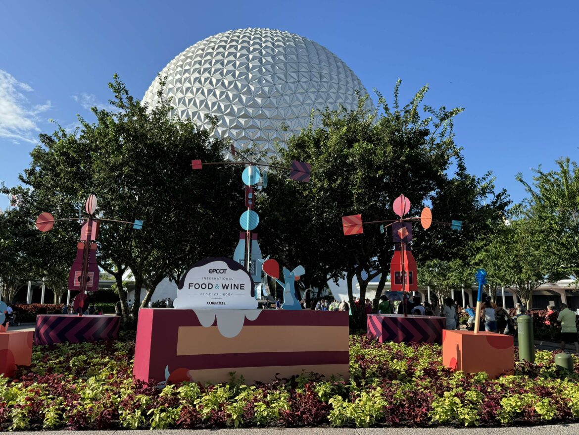 EPCOT International Food & Wine Festival Decorations for 2024