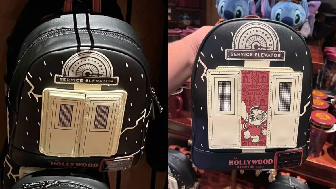 Experiment 626 Takes Over the Tower: New Stitch Tower of Terror Loungefly Backpack a Must-Have for Collectors!