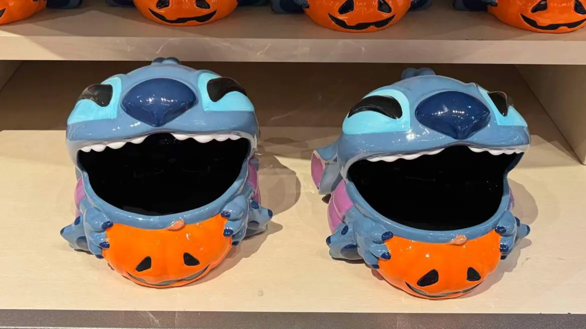 New Stitch Halloween Candy Bowl Takes Over Disney Springs