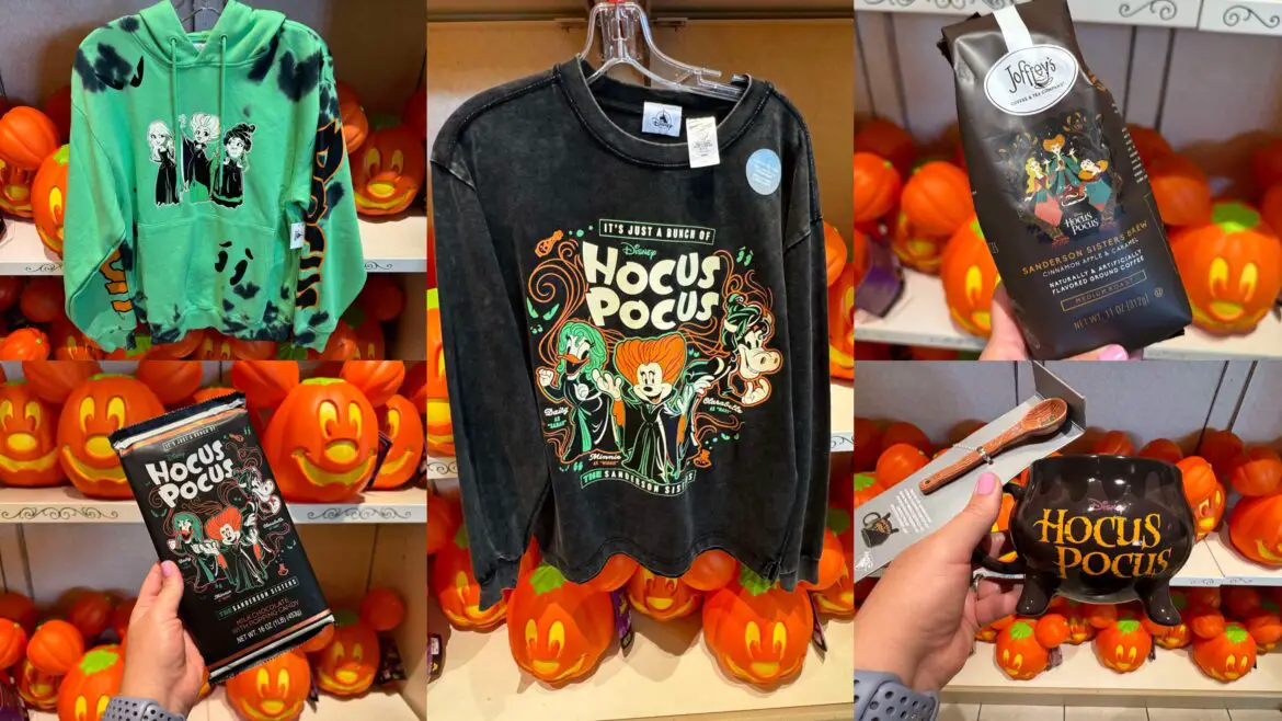 Spellbinding New Hocus Pocus Merchandise Collection at Magic Kingdom!